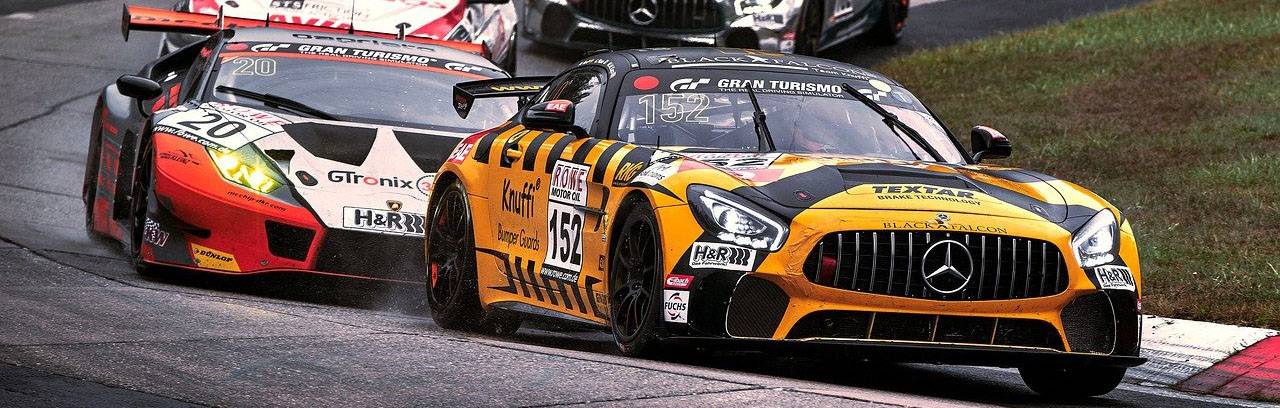 car-racing-panoramique Mercdes AMG GT GT4