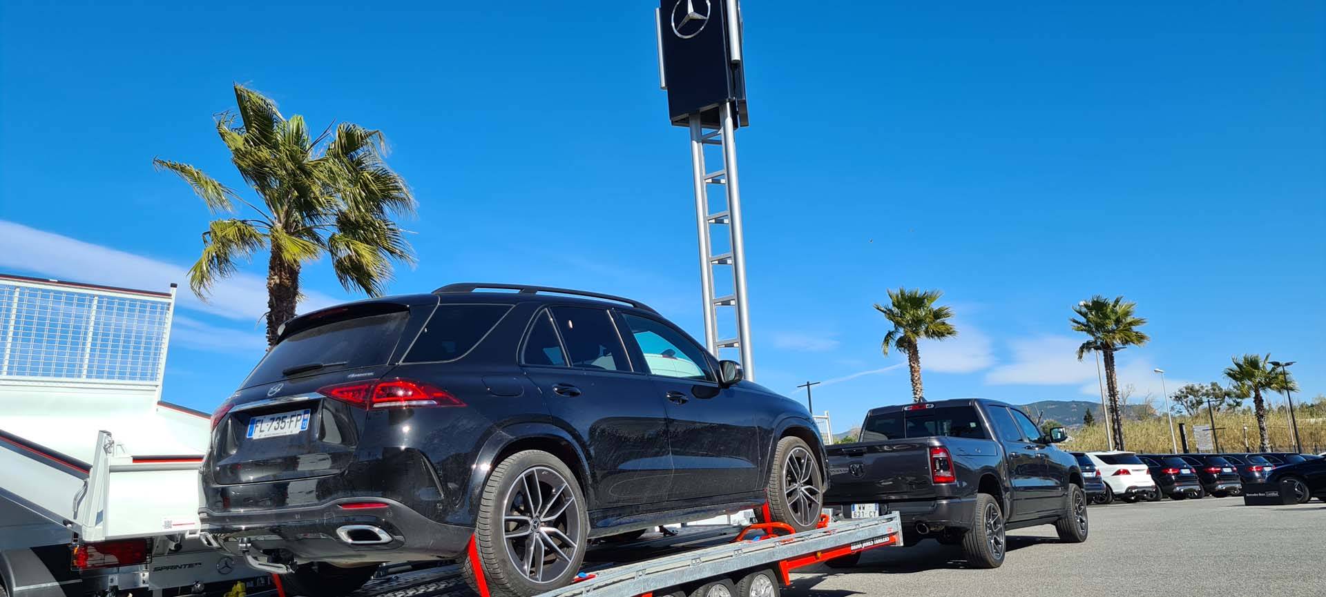 Dodge+gle MB en travers Livraison GLE SUV Mercedes-benz