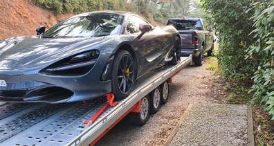McLaren sur plateau McLaren 720s